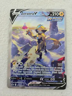 Zeraora V 166/198 SWSH Chilling Reign Pokemon card TCG - Image 1