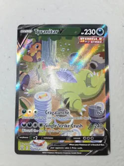Tyranitar V 155/163 SWSH Battle Styles Pokemon card TCG - Image 2