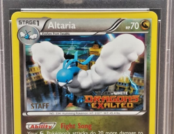 Altaria BW48 Staff Promo Dragons Exalted Prerelease PSA 8 Pokemon card - Image 2
