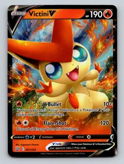 Victini V - 021/163 Prize Pack Series Cards #021/163 - Image 1