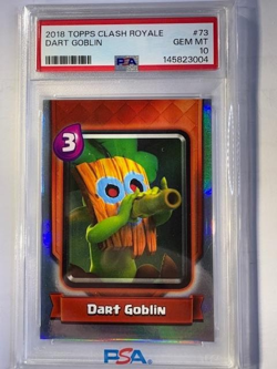 2018 Topps Clash Royale Rare Card Dart Goblin PSA 10 see details - Image 1