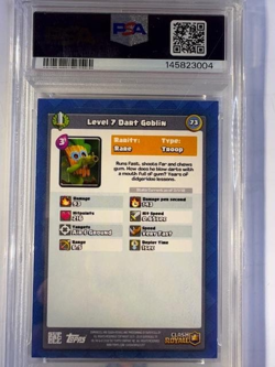 2018 Topps Clash Royale Rare Card Dart Goblin PSA 10 see details - Image 2