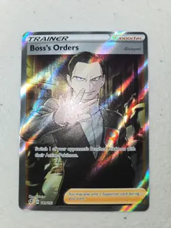Boss's Orders 189/192 SWSH Rebel Clash Pokemon card TCG - Image 2