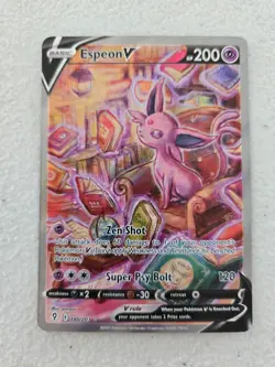 Espeon V 180/203 SWSH Evolving Skies Pokemon card TCG - Image 1