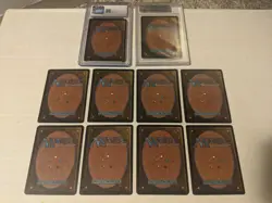 MTG Lot 10 of Old Vintage Cards. Alpha, Arabian Nights, Beta, BGS COPY ARTIFACT! - Image 3