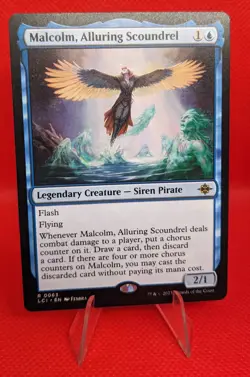 MTG Malcolm, Alluring Scoundrel 63 Lost Caverns of Ixalan Magic - Image 1