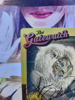 MTG Secret Lair - The Baseballing - Ajani Goldmane - Autographed Signed NM - Image 4