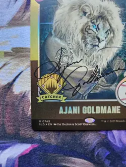 MTG Secret Lair - The Baseballing - Ajani Goldmane - Autographed Signed NM - Image 5