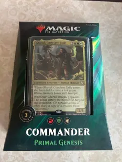 MTG Commander 2019 Primal Genesis Naya Magic Commander Deck NEW Factory Sealed 630509892495 - Image 1