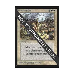 WotC MtG International Ed. Wrath of God (R) NM - Image 1