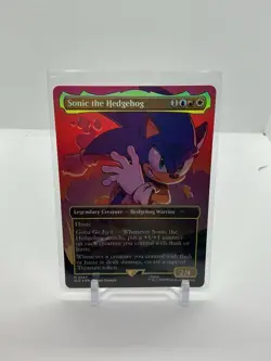 Sonic the Hedgehog (Rainbow Foil) Secret Lair Drop Foil - MINT - Image 1