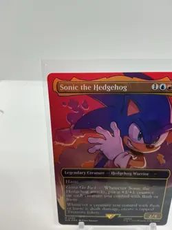 Sonic the Hedgehog (Rainbow Foil) Secret Lair Drop Foil - MINT - Image 2