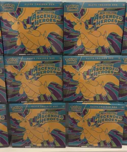 Pokemon Ascended Heroes ETB Lot Of 6 ✅ Elite Trainer Box New & Sealed! - Image 1