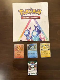 Pokemon TCG: Prismatic Evolutions Poster Collection Promo Full Set (No Poster) - Image 1