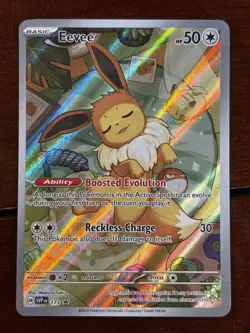 Pokemon Prismatic Evolutions Eevee Promo 173 Holo Rare - Image 1