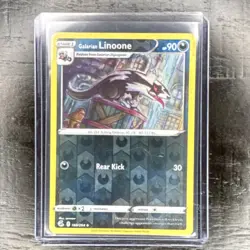 Pokemon Galarian Linoone Fusion Strike 160/264 Stage 1 90HP 30 Attack Card - Image 1