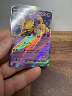 Alakazam ex (Error No Star Pattern) Pokemon BLACK STAR Promo #050 Holo - Image 2