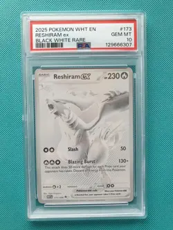 Reshiram EX 173/086 - Pokemon TCG - SV White Flare - Black White Rare - PSA 10 - Image 1