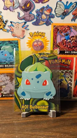 2000 Topps Pokemon TV Animation Series 2 #PC2 Bulbasaur Clear Card - LP - Image 1