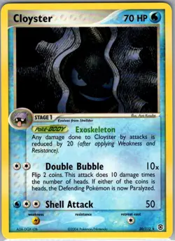 Cloyster 20/112 Non Holo FireRed & LeafGreen - Pokemon Card - NM - Image 1