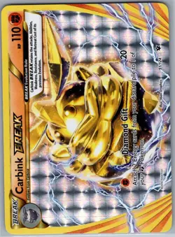 Carbink BREAK 51/124 XY - Fates Collide - Pokemon Card - NM - Image 1