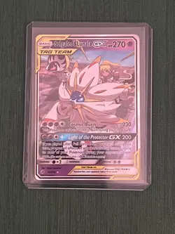 Pokemon TCG SM - Cosmic Eclipse #75/236 Solgaleo & Lunala GX NM - Image 3