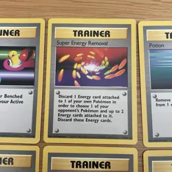 Pokemon TCG Base Set Trainer Bundle Job Lot 1999 NM X9 - Image 3