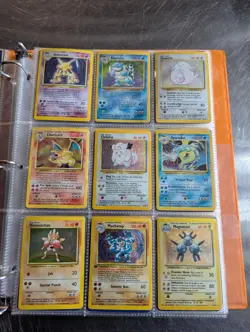 1999 Pokemon Base Set Unlimited 102/102 Complete Binder Set - Image 3