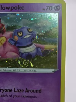 Pokemon TCG Galarian Slowpoke SWSH 126 Black Star Promo 🍥GALAXY FART SWIRL🍥 - Image 1
