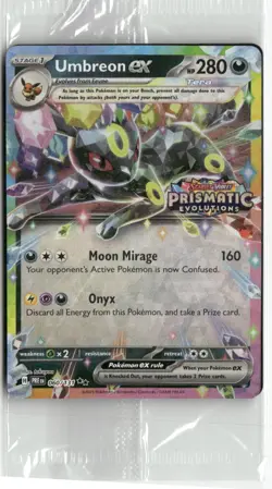 Pokemon Prismatic Evolutions Surprise Box Promo #060/131 Umbreon ex (Stamped) - Image 1