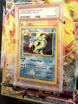 2000 POKEMON BASE SET 2 #7 GYARADOS-HOLO PSA 5 - Image 1