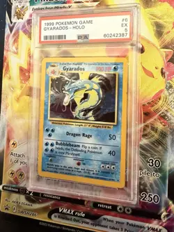 2000 POKEMON BASE SET 2 #7 GYARADOS-HOLO PSA 5 - Image 2