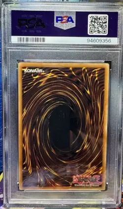 Yugioh Rainbow Dark Dragon PTDN-EN003 Secret 1st Ed PSA 9 Mint - Image 2