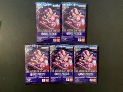 LOT OF 5 PACKS - One Piece TCG OP14 Loose Packs The Azure Sea’s Seven English - Image 1