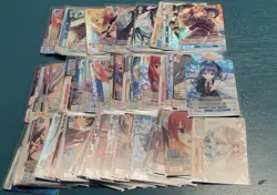 110 Card Lot SR FOIL Weiss Schwarz Rose Yuzusoft OS01/R01 Japanese NM - Image 1