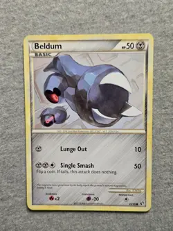 Beldum 43/90 Undaunted Regular Common Pokemon Card TCG - Image 1