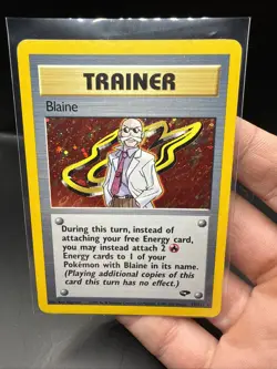 Blaine Trainer Holo 17/132 Gym Challenge - Pokemon Card - Image 1