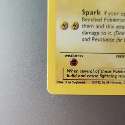 Pikachu 60/64 1st edition 50 HP Common Pokemon Card Wizards 1999 - Image 5