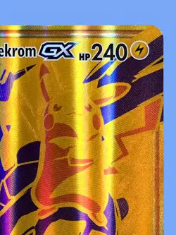 Pikachu & Zekrom GX SM248 Gold Tag Team Black Star Promo Card Near-Mint☆ - Image 4