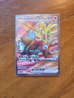 Gouging Fire ex Full Art Ultra Rare 188/162 Temporal Forces Pokemon Card - Image 1