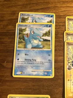 Chikorita and Totodile Pokemon 13 Card Lot (ex Dragon Frontiers & E Card Series) - Image 2
