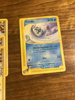 Chikorita and Totodile Pokemon 13 Card Lot (ex Dragon Frontiers & E Card Series) - Image 4