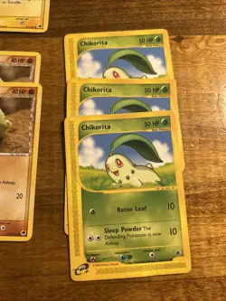 Chikorita and Totodile Pokemon 13 Card Lot (ex Dragon Frontiers & E Card Series) - Image 5