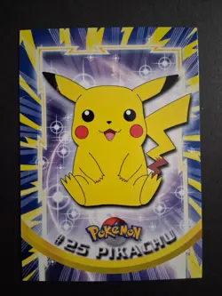NM Pikachu #25 Blue Label Topps TV Animation Edition Series 1 Pokemon Card - Image 1