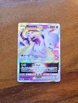 Pokemon TCG Mewtwo VSTAR Holo Ultra Rare Card Pokemon 031/078 - Image 3