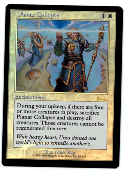 Planar Collapse -- MTG (NM Quality FOIL) - Urza's Legacy - See pics/scans! - Image 1