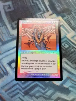 MTG Foil Radiant, Archangel EX/LP+ Urza's Legacy - Image 1