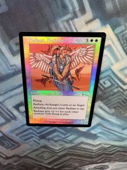 MTG Foil Radiant, Archangel EX/LP+ Urza's Legacy - Image 4