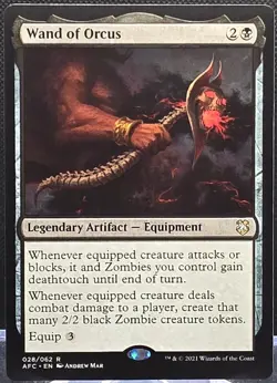 Wand of Orcus #28 Commander: Adventures in the Forgotten Realms Regular Rare - Image 1