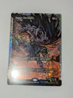 Super Shredder (Showcase) (Fracture Foil) Teenage Mutant Ninja Turtles TMT M 295 - Image 2